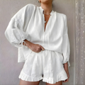 Terry Casual Chic Two-Piece Summer Outfit