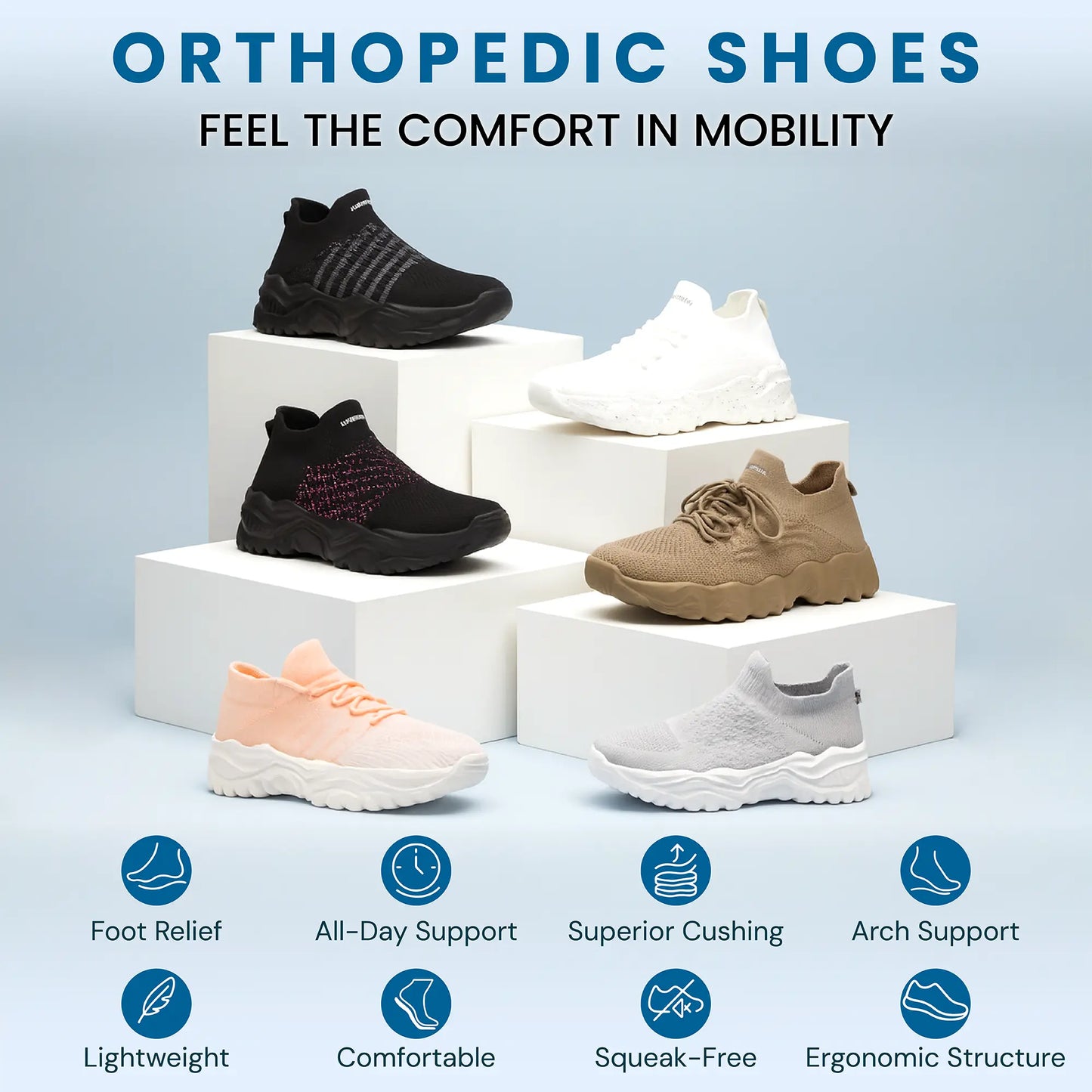Kaiya Orthopaedic Sneakers
