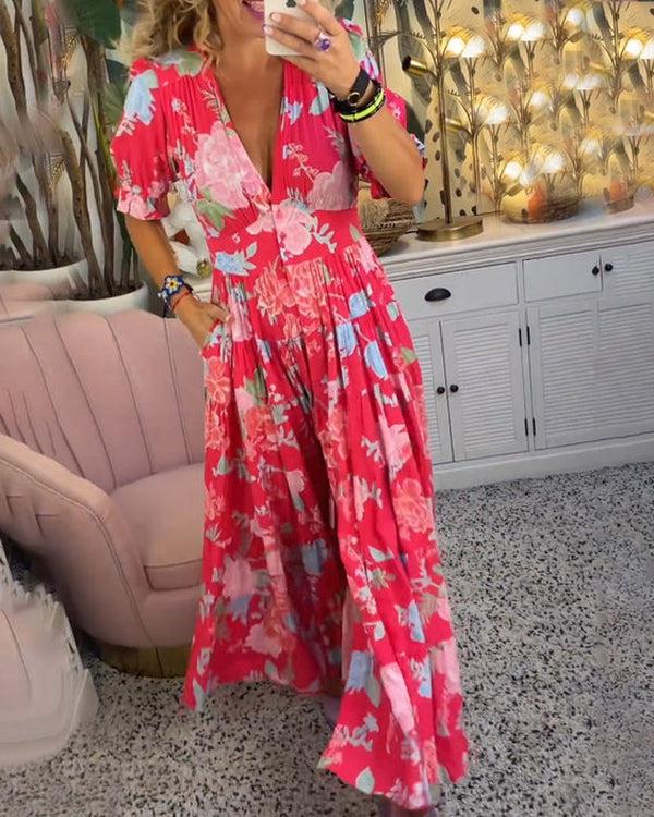 Bristol Vibrant Floral Dress