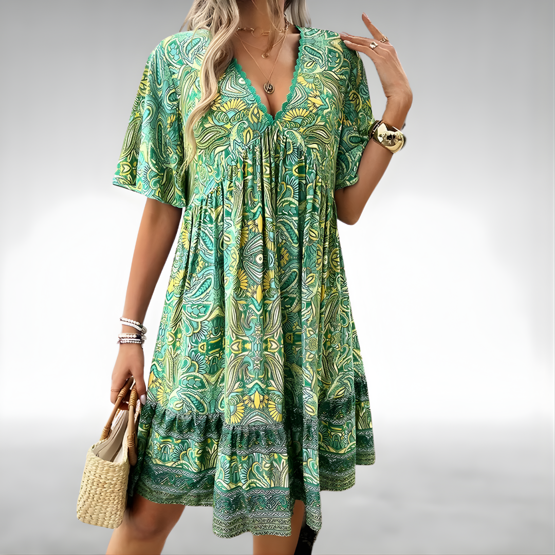 Marie Boho Swing Dress — Hartley & Grey