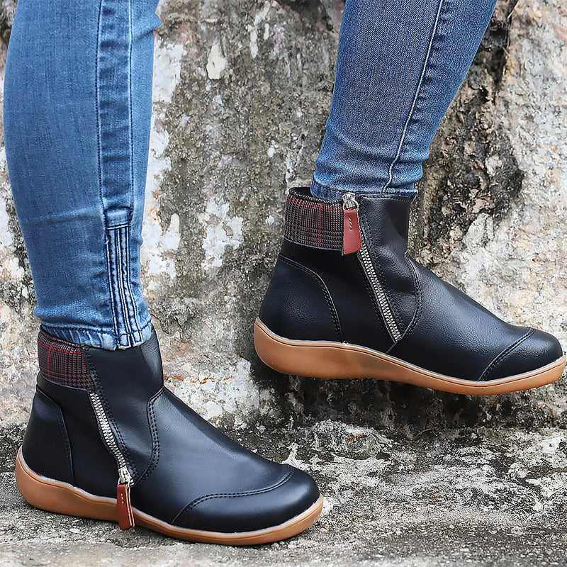 Moira Premium Zipper Orthopaedic Waterproof Boots