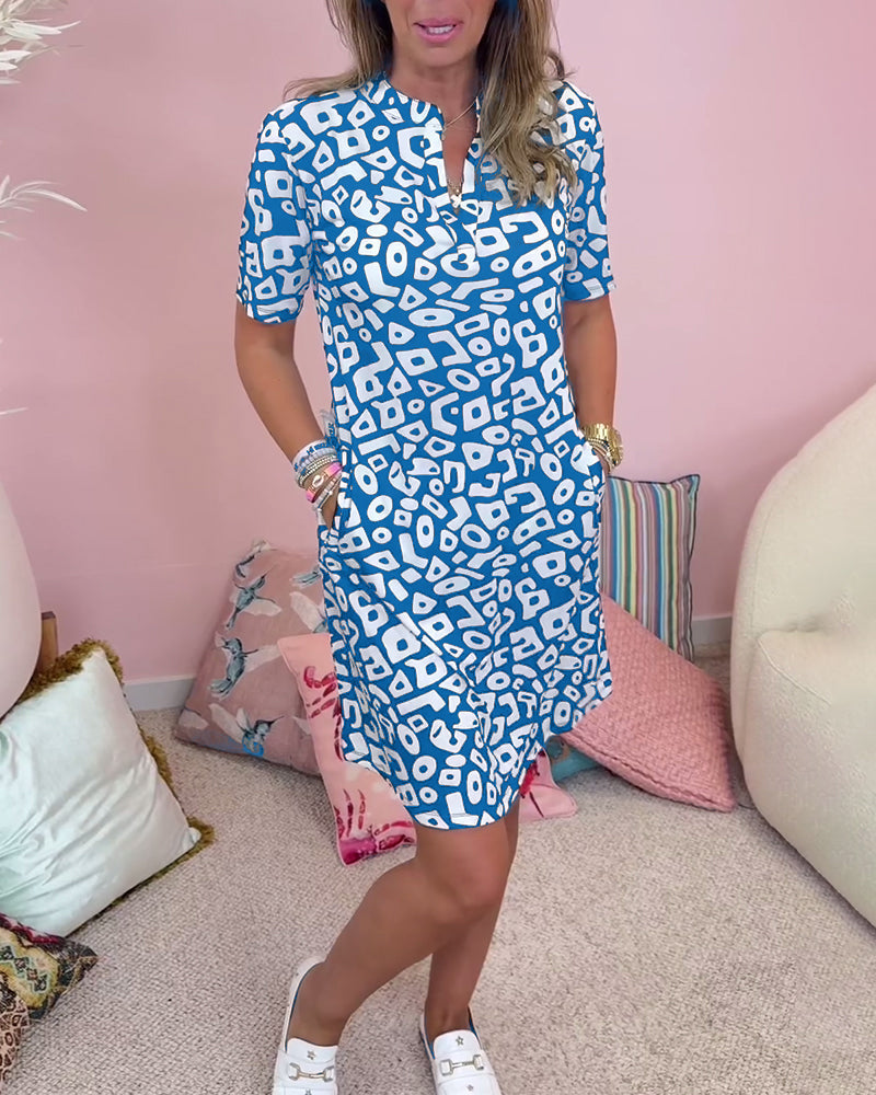 Octavia Versatile V-neck Dress