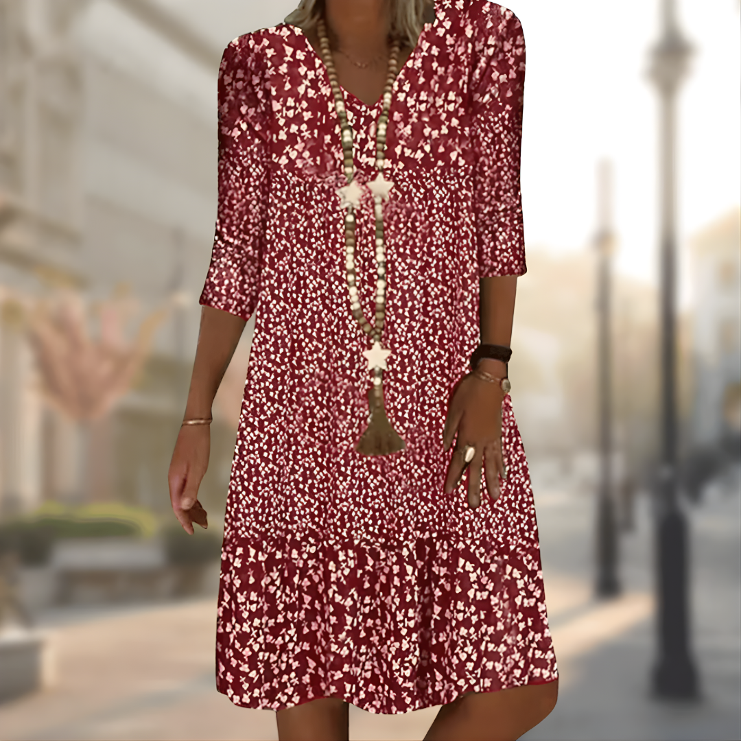 Audrey Chic and Cozy Women's Dress