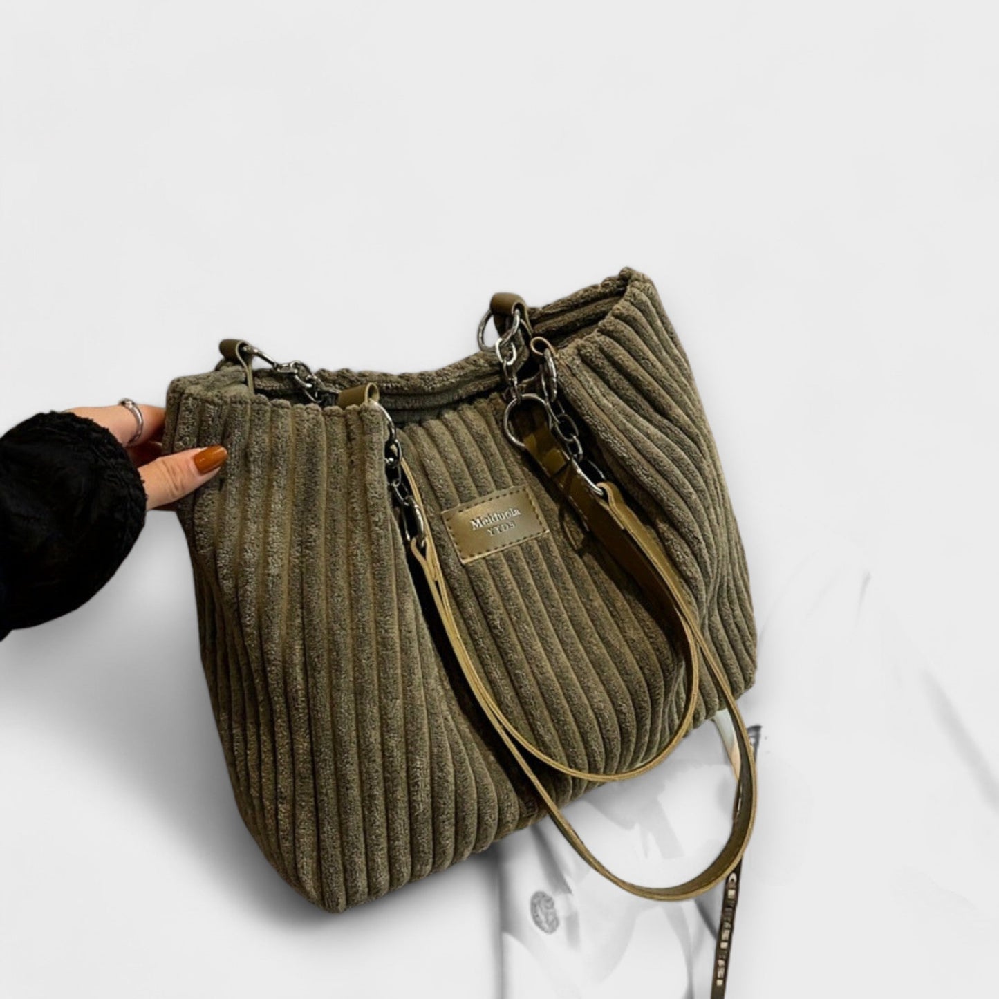 Sia Soft Cord Shoulder Bag
