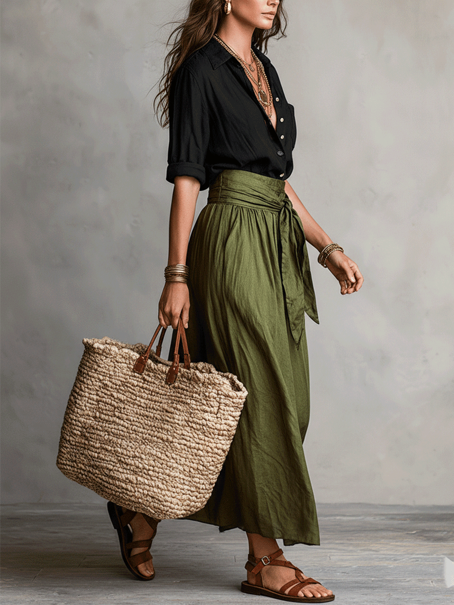 Calista Boho Chic Skirt Set