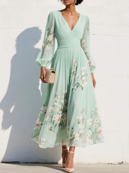 Willow Flowing Floral Midi Dress