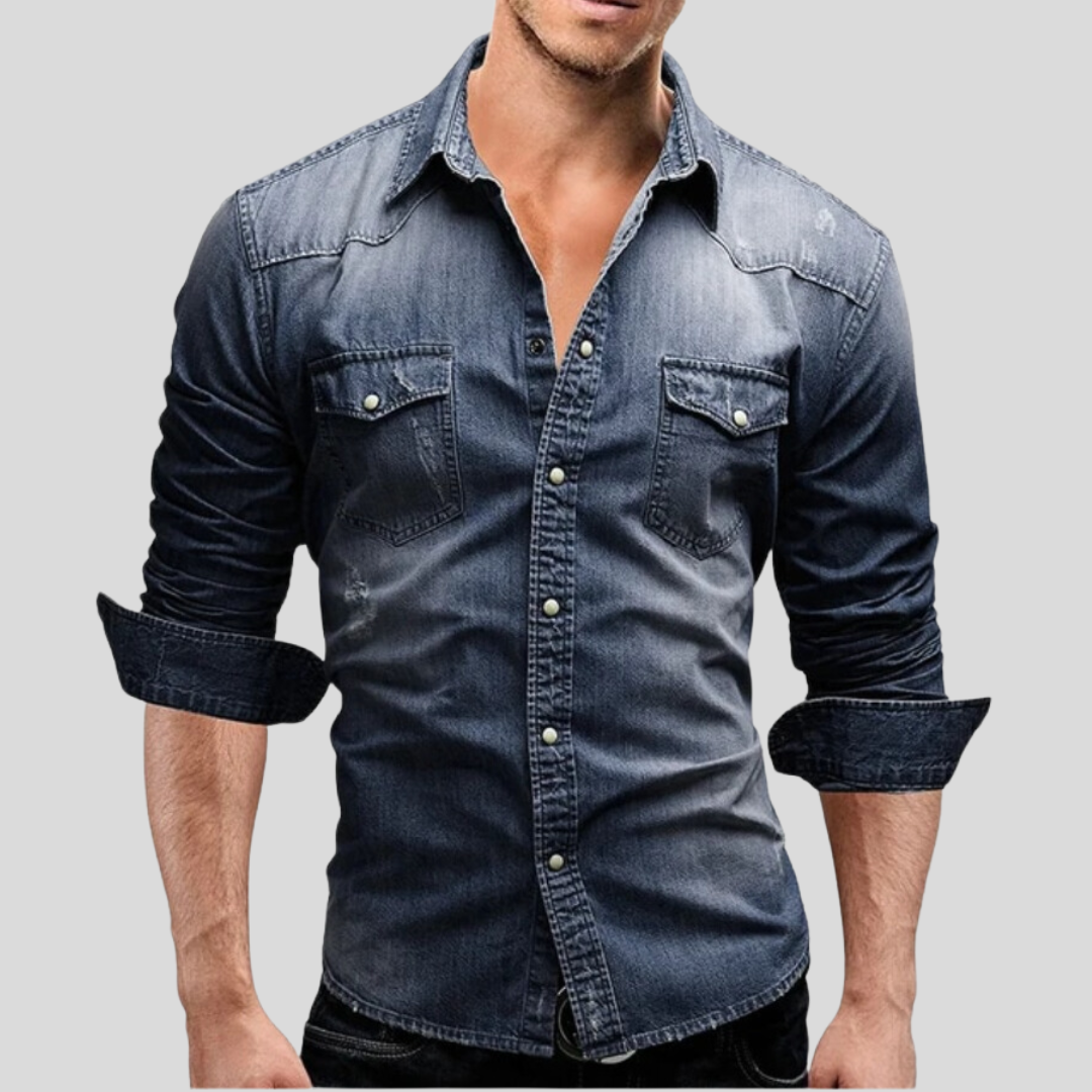 Lemar Casual Denim Men's Shirt