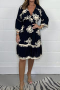 Emmeline Flattering Knee-Length Dress