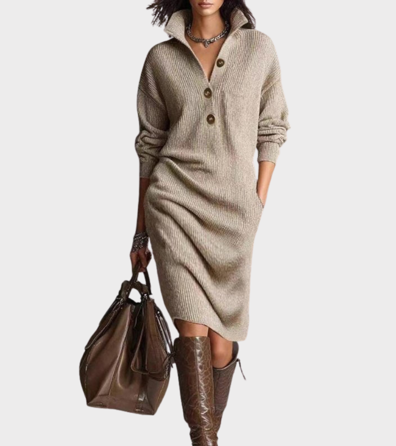 Madalyn Cozy Elegant Knit Dress