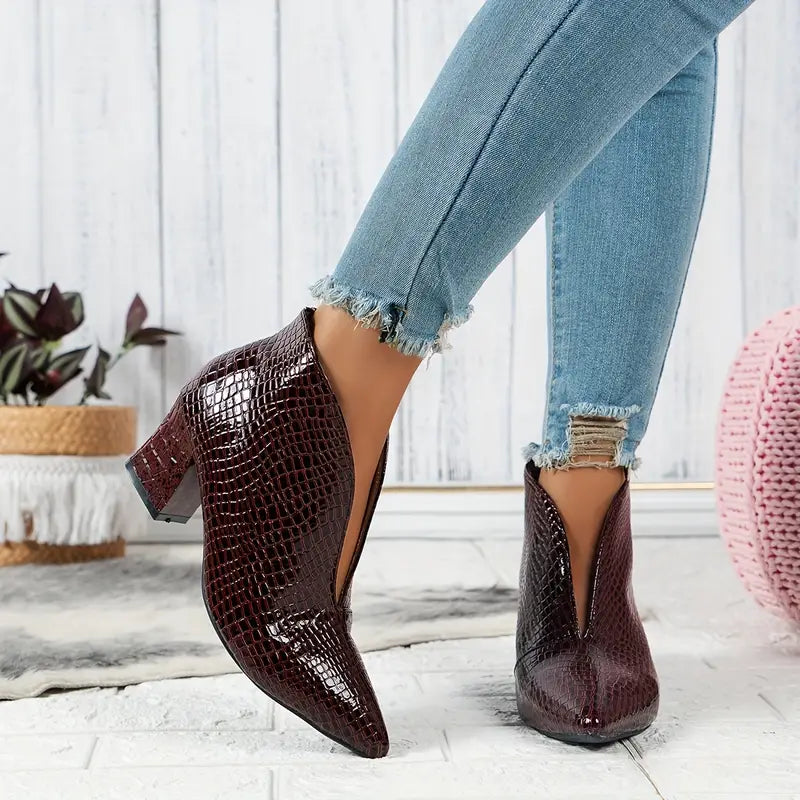 Iris Women's Pointed-Heeled Boots