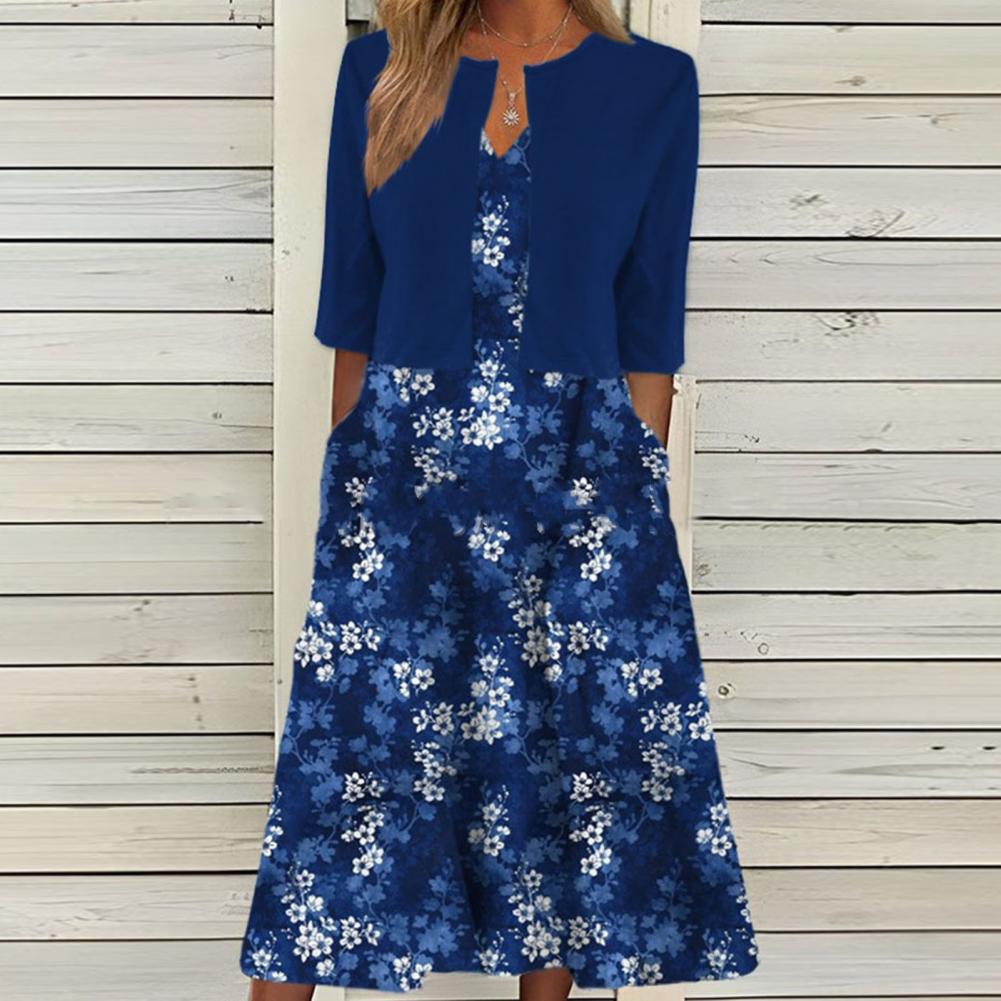 Rose Elegant Dress & Jacket