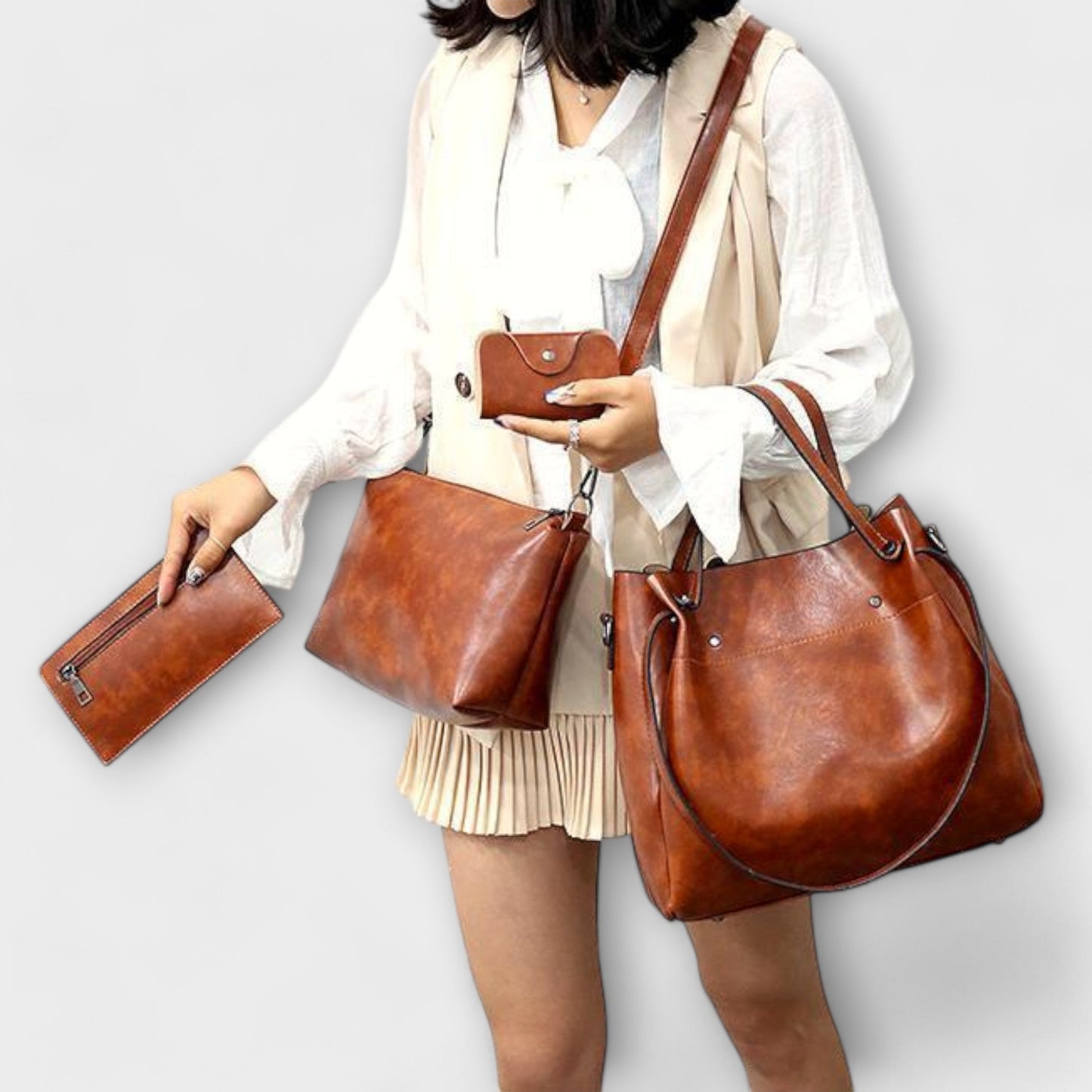 Raelyn 4-Piece Vintage Bag Set