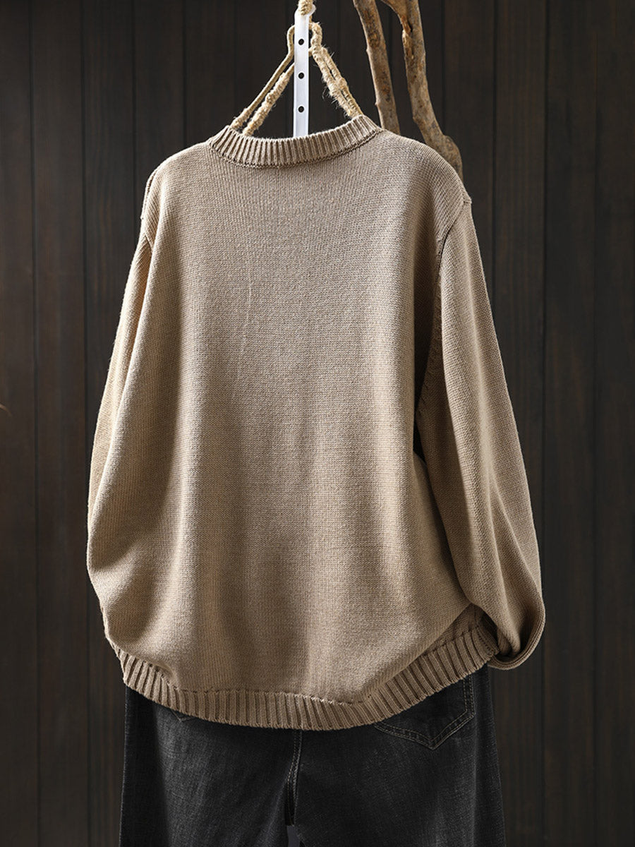 Briar Knitted Cardigan With Colorful Buttons