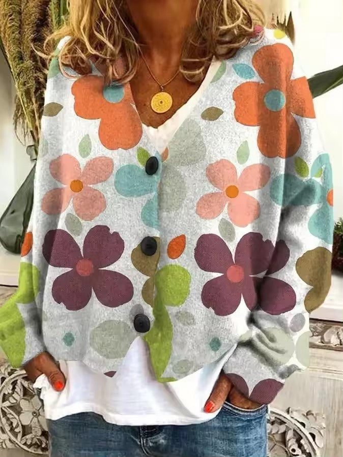 Hana Colorful Comfortable Knitted Sweater
