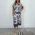 Cia Printed Midi Dress