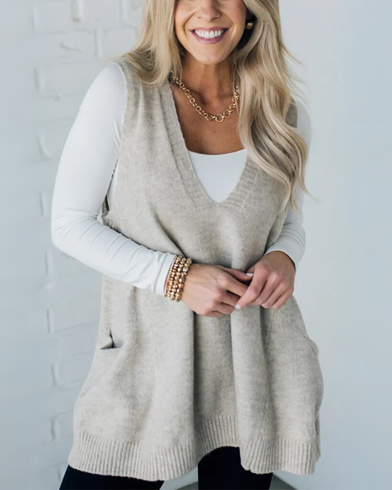 Quincy Cozy Knit Vest