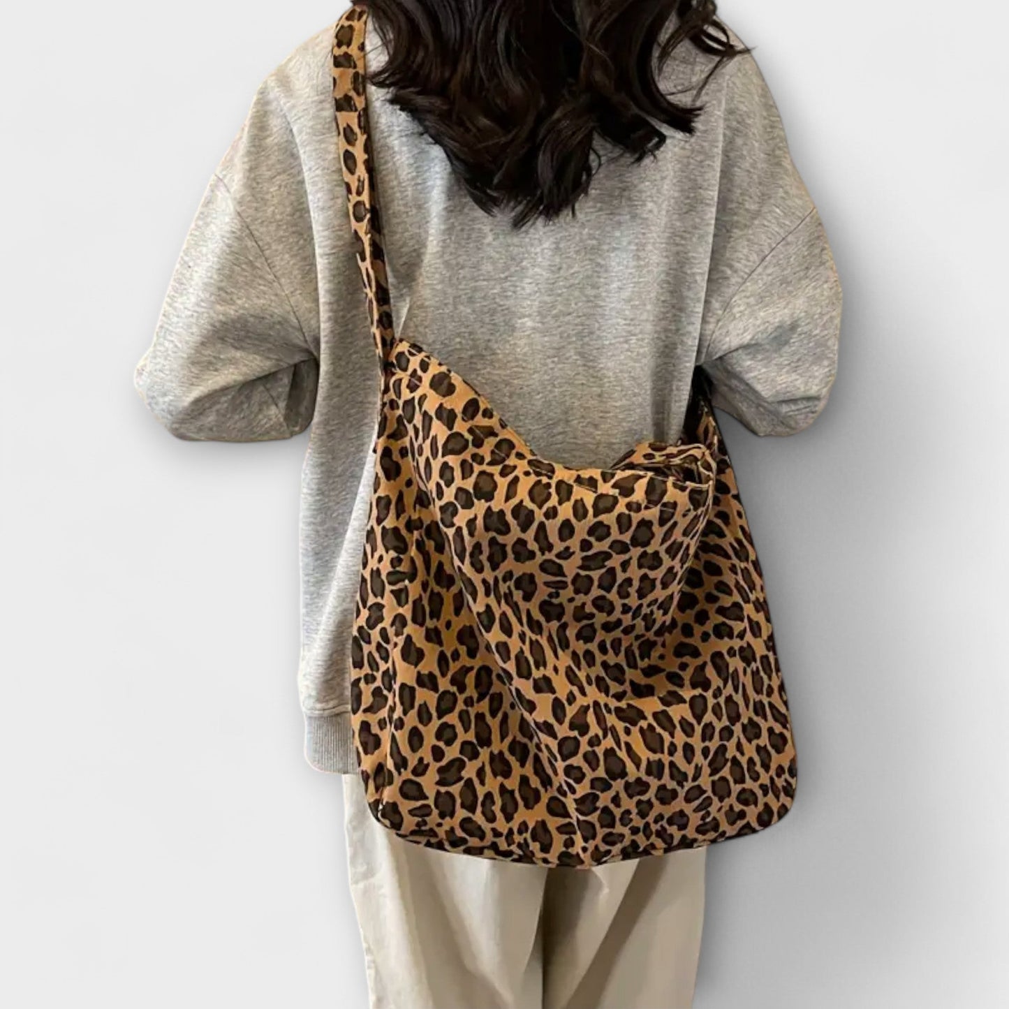 Collete Stylish Leopard Print Tote