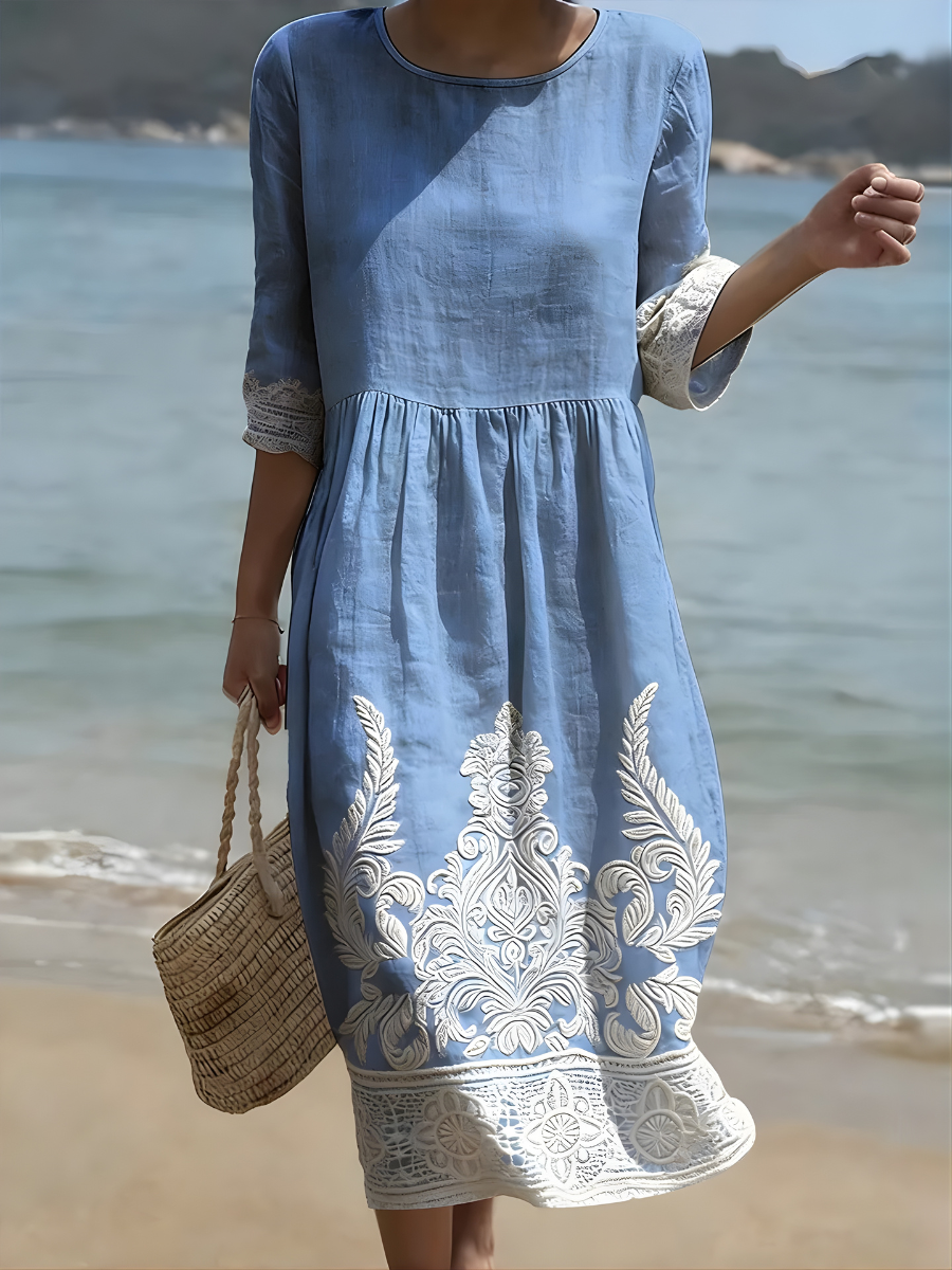 Anastasia Floral Pattern Dress
