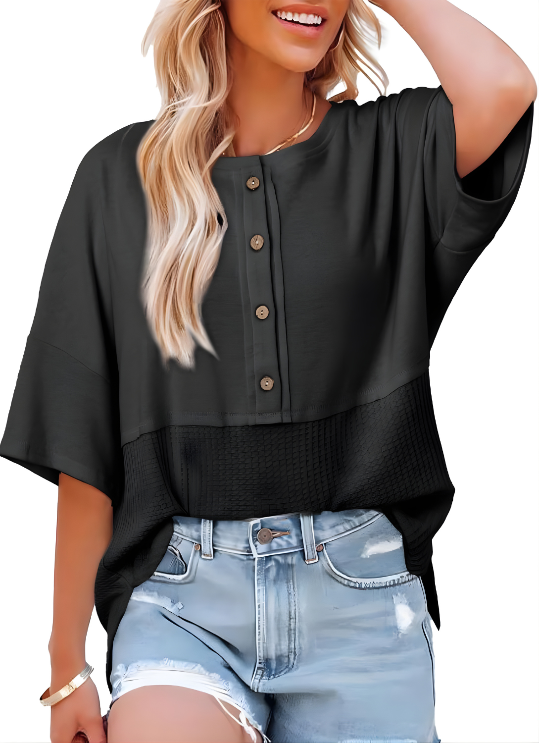 Hazel Casual Button-Down Shirt