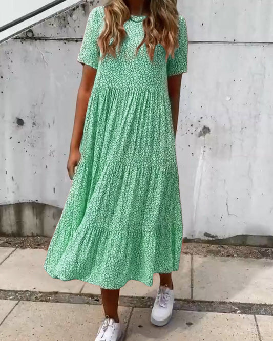 Sofie Casual Floral Print Dress
