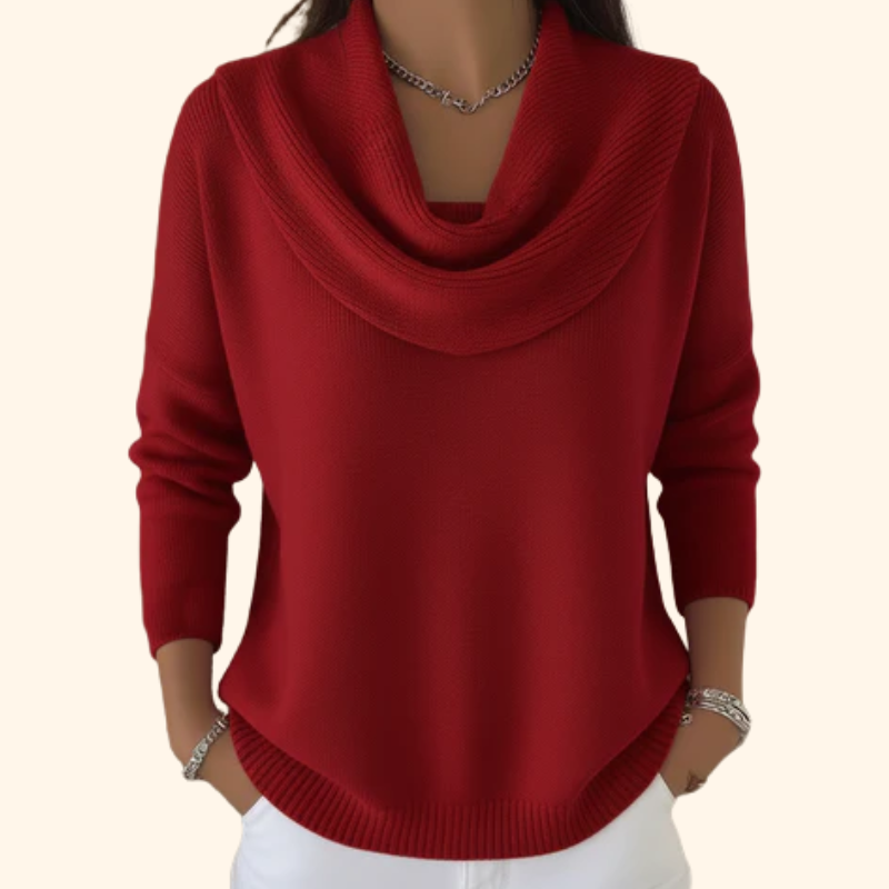 Gwen Elegant Collared Sweater