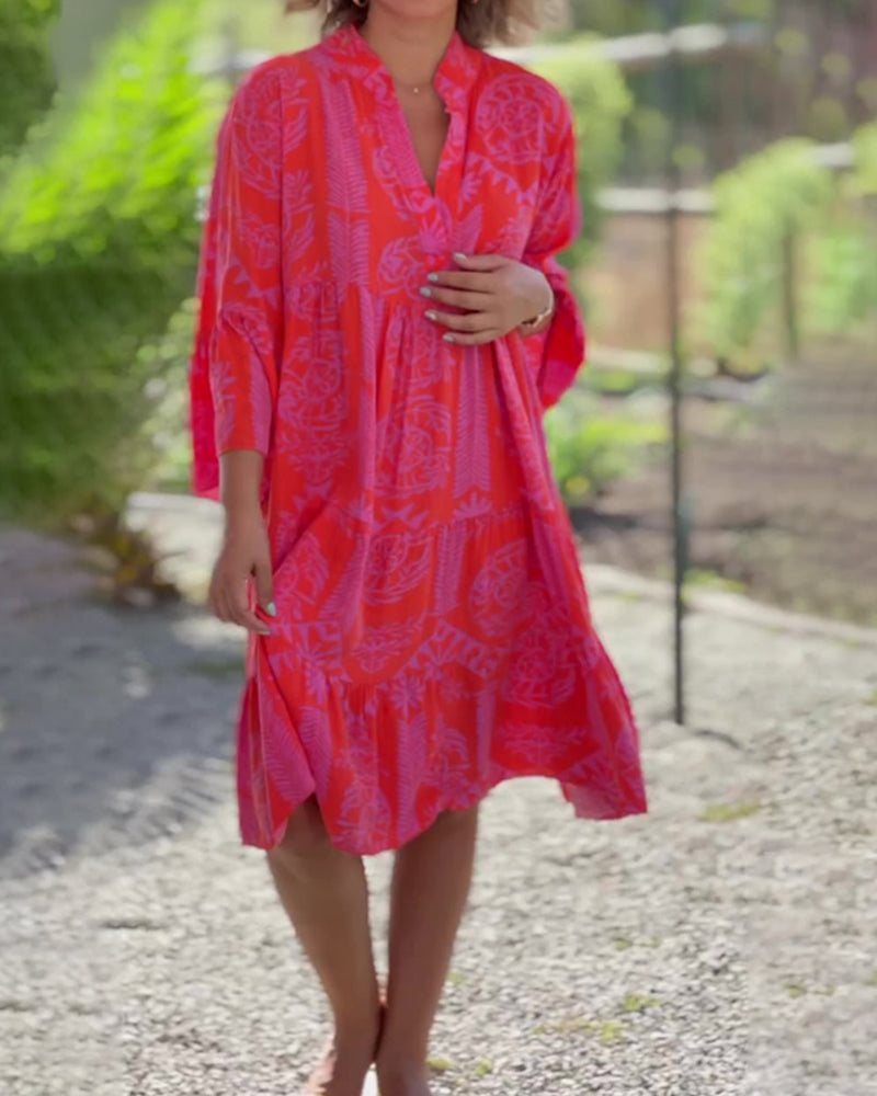 Galilea Boho Loose Sleeve Dress