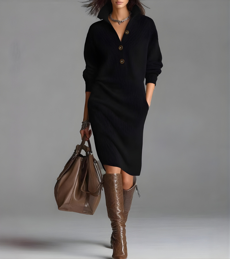 Madalyn Cozy Elegant Knit Dress