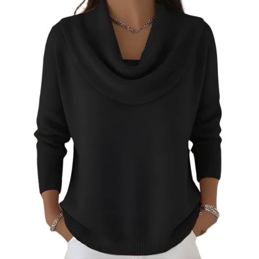 Gwen Elegant Collared Sweater