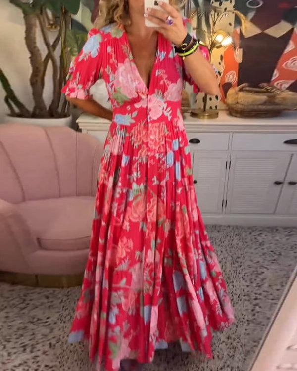 Bristol Vibrant Floral Dress