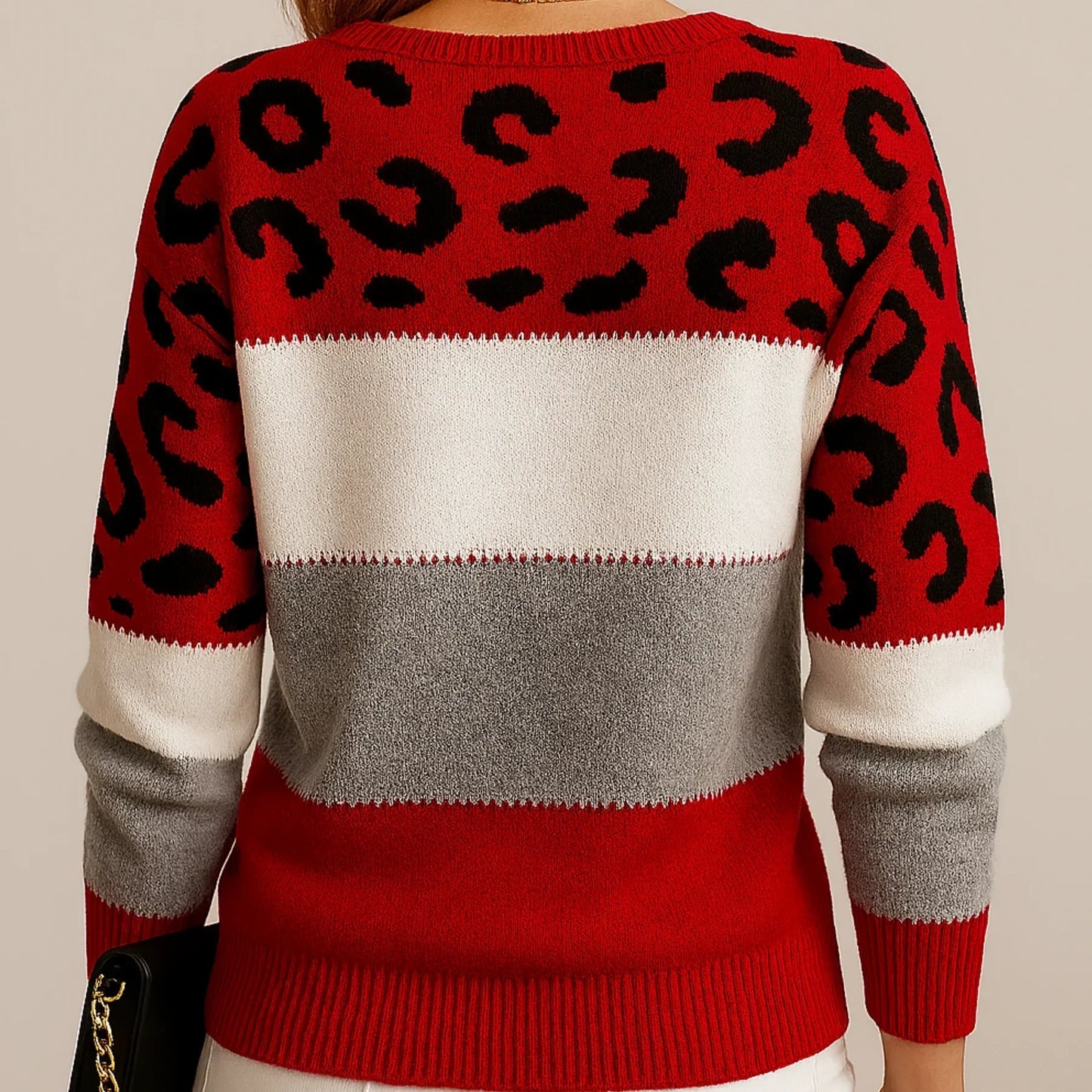 Calista Leopard Print Jumper