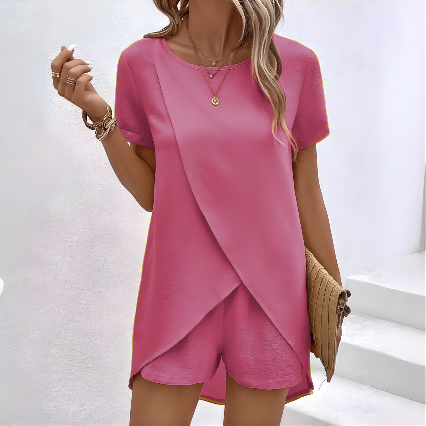Rebecca Elegant Summer Co-ord Lounge Set