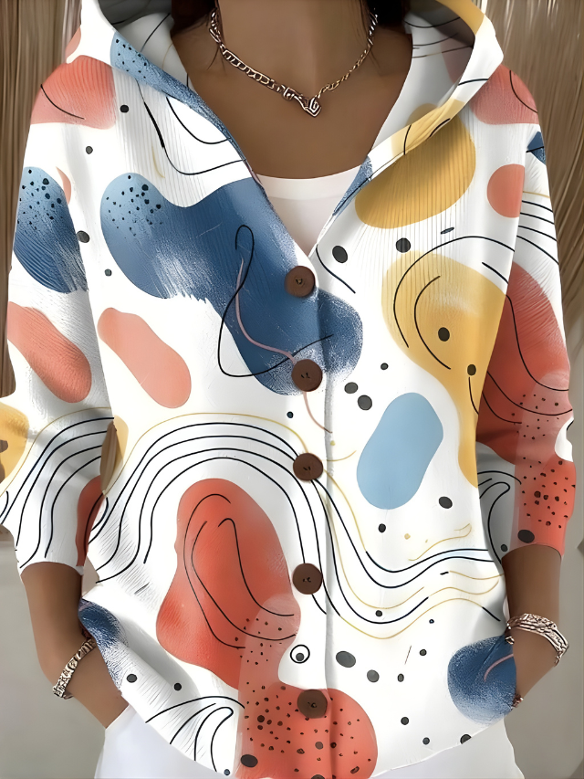 Gillian Artistic Warm Long Cardigan
