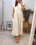 Callista Elegant Pleated Dress
