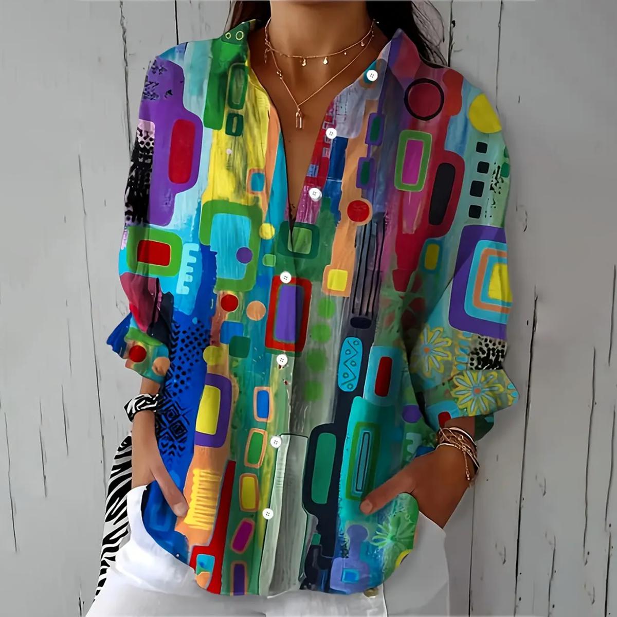 Everly Sophisticated Button-Up Shirt