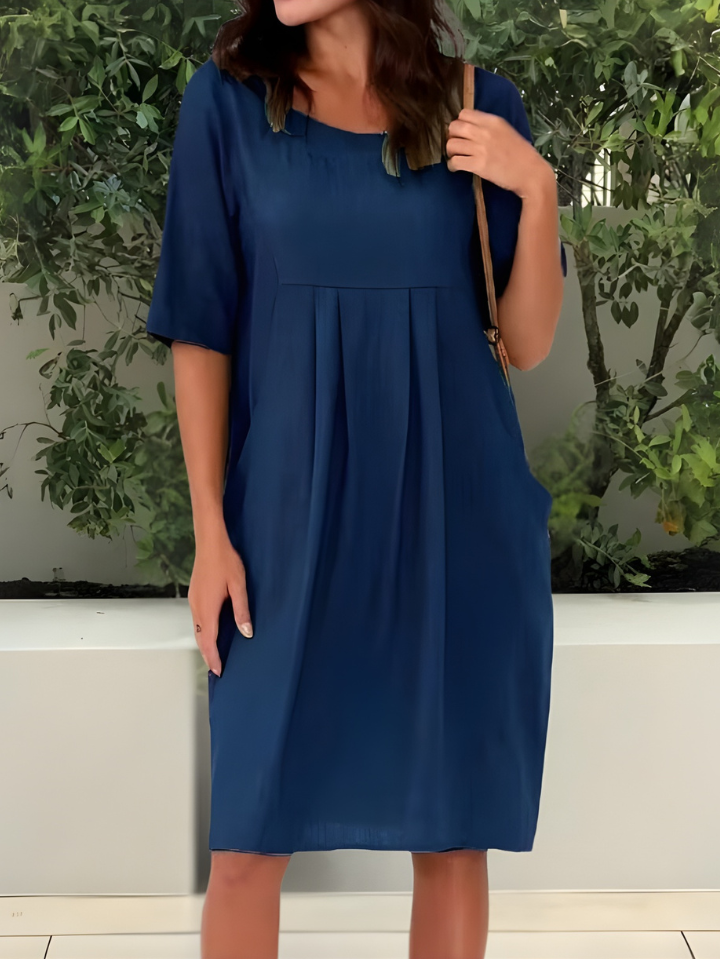 Elicia Relaxed Fit Dress With Pockets