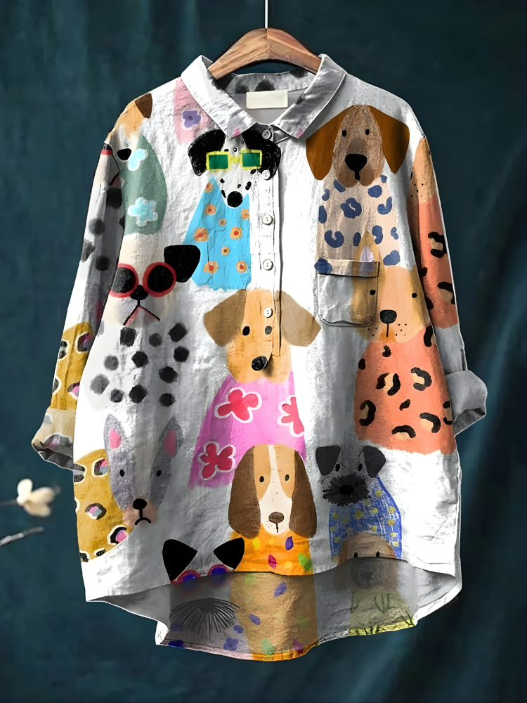 Tresha Playful Print Blouse
