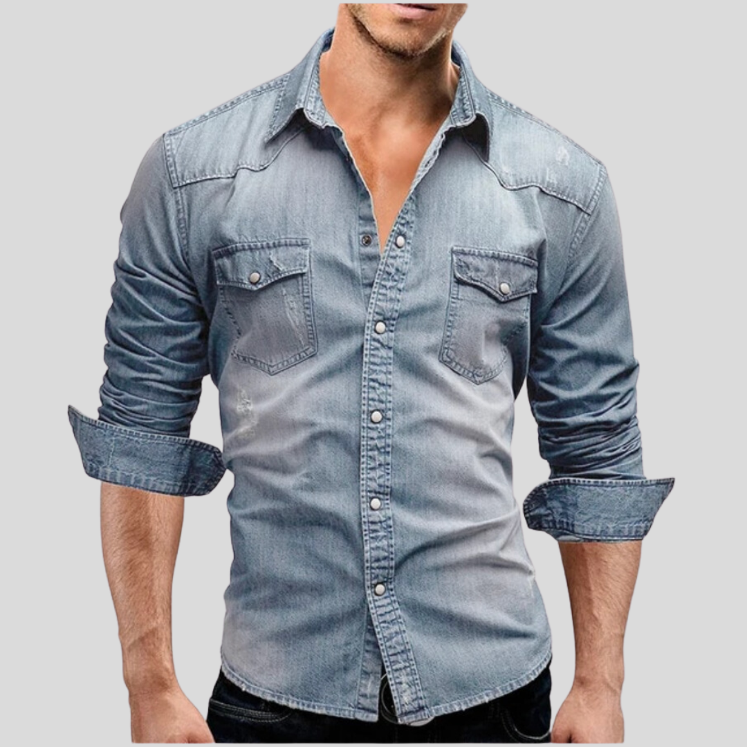Lemar Casual Denim Men's Shirt