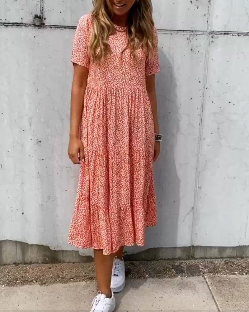 Sofie Casual Floral Print Dress