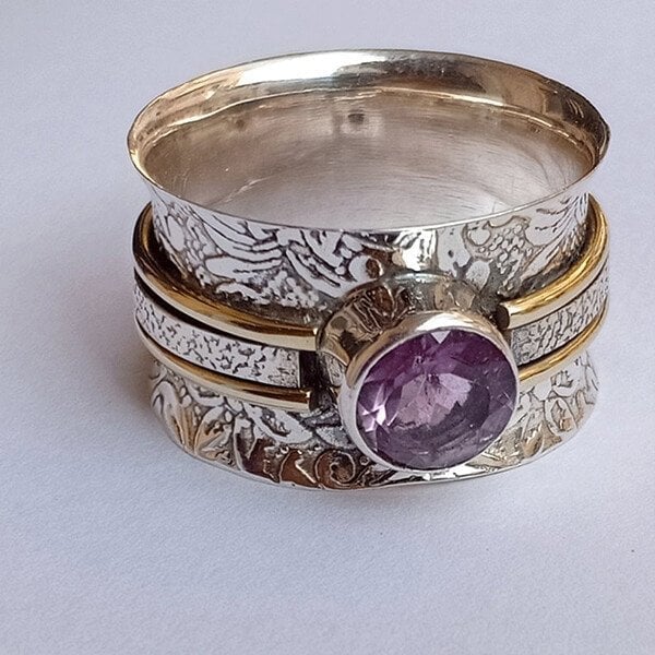 Paige Bohemian Crystal Meditation Ring