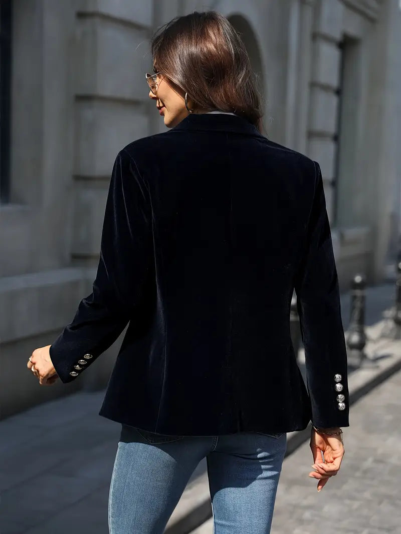 Kelly Elegant Velvet Blazer