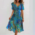 Grace Elegant Short Sleeve Dress