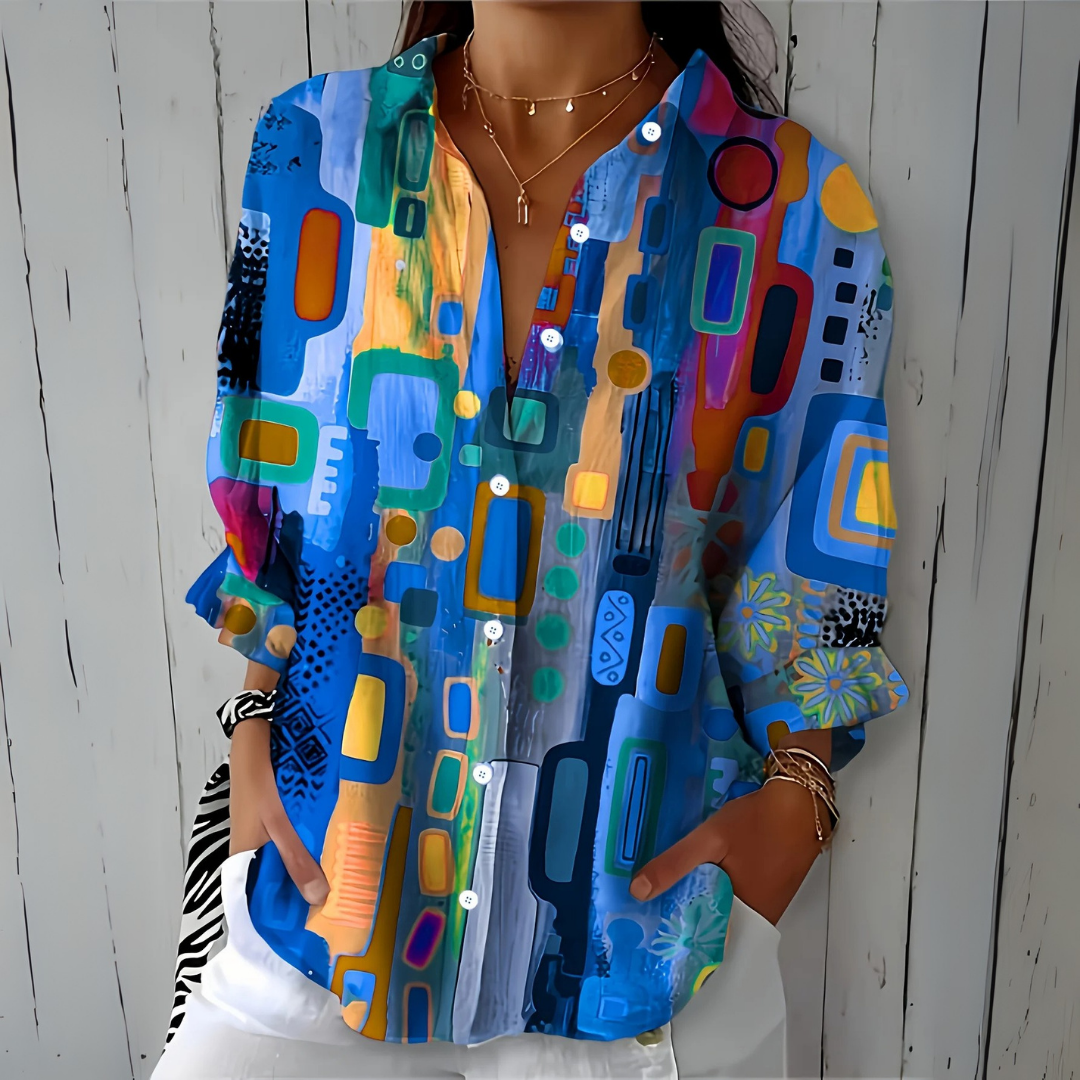 Catalina Chic Blouse For Timeless Elegance