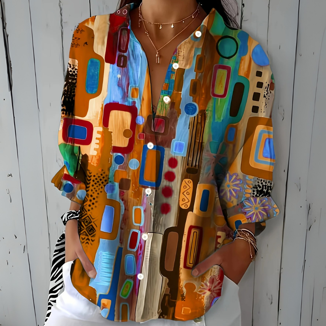 Catalina Chic Blouse For Timeless Elegance