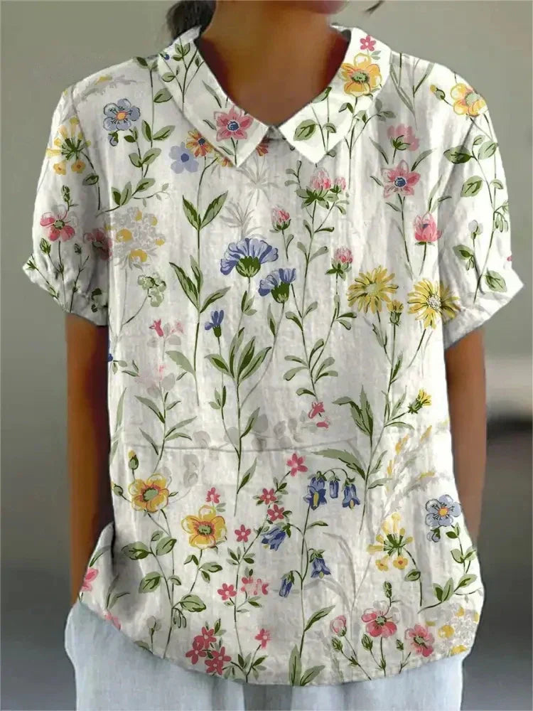 Lily Floral Print Shirt