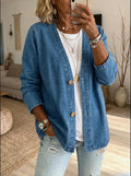 Corinne Denim Button Coat