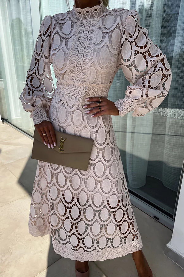 Kathryn Elegant Long Sleeve Maxi Dress