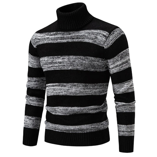 Steve Knitted sweater with stand-up collar