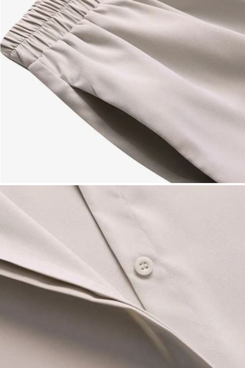 Amethyst Relaxed Shirt & Trousers Two-Piece Set