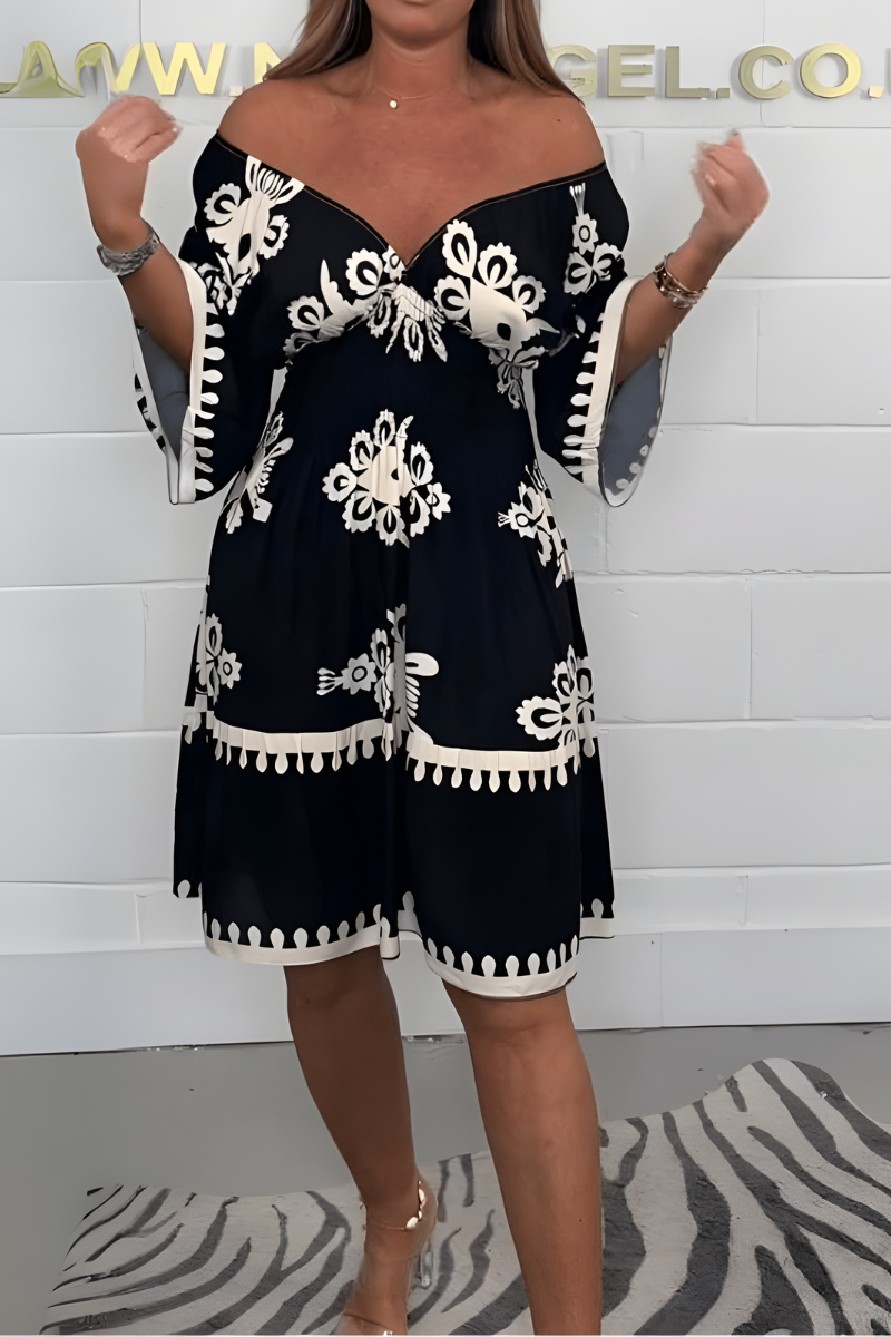 Emmeline Flattering Knee-Length Dress