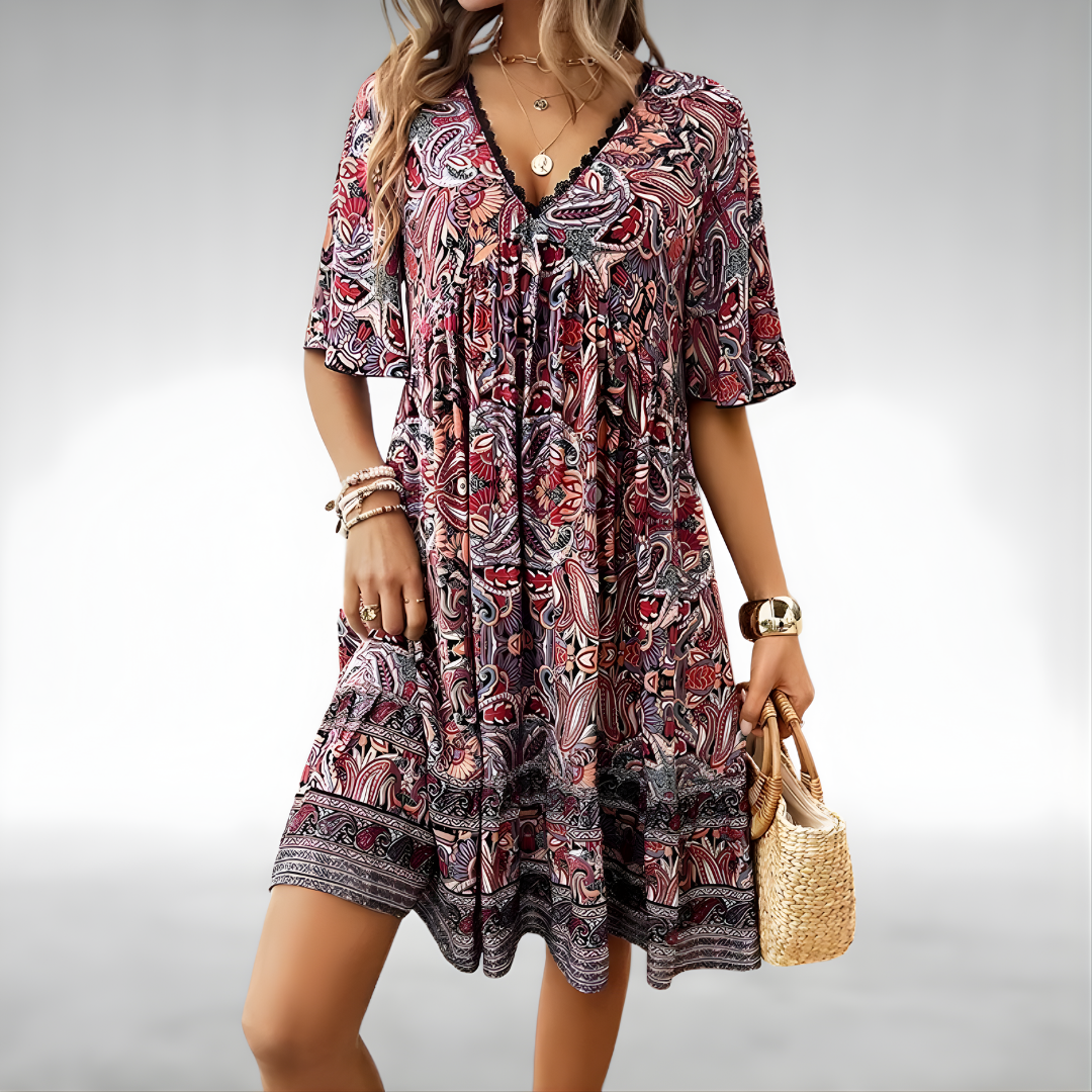 Marie Boho Swing Dress — view 3
